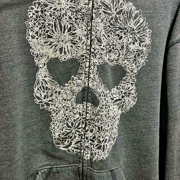 Pink VS RARE Live Pink Forever skull head💀 with studs sweatshirt with hoodie - Picture 11 of 16